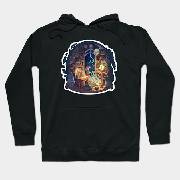 The Magicians Room 3 - Wizard & Witch Series Hoodie by SLMGames